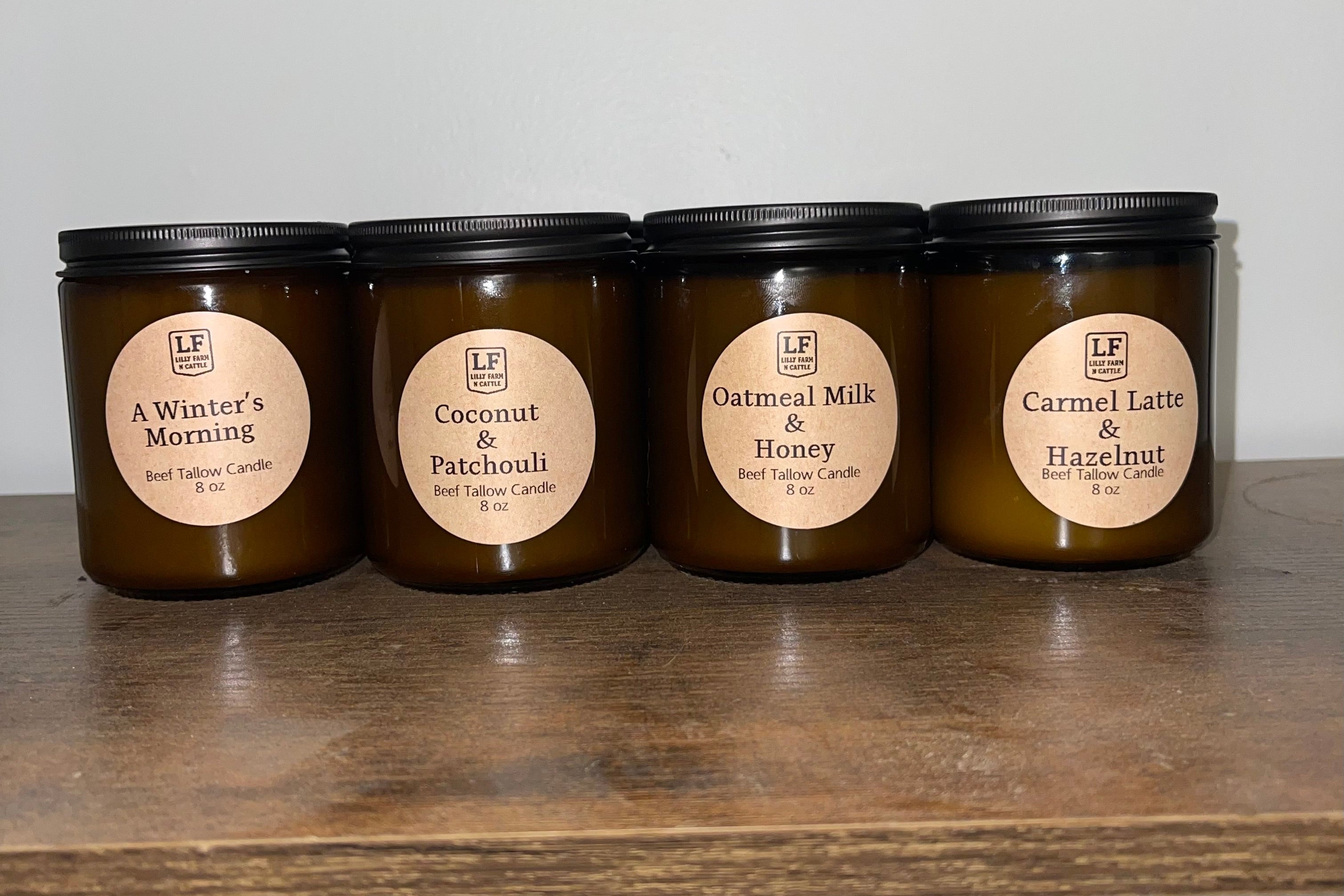 Beef Tallow Candle 8 oz